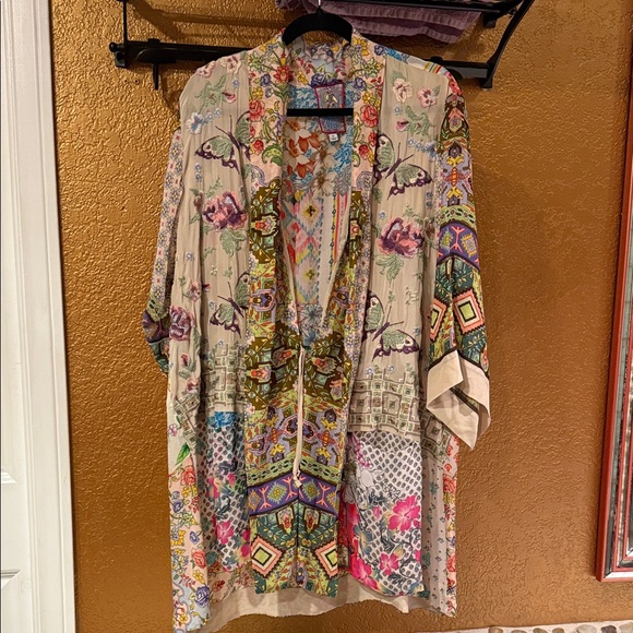 Johnny Was Floral Multicolor Kimono